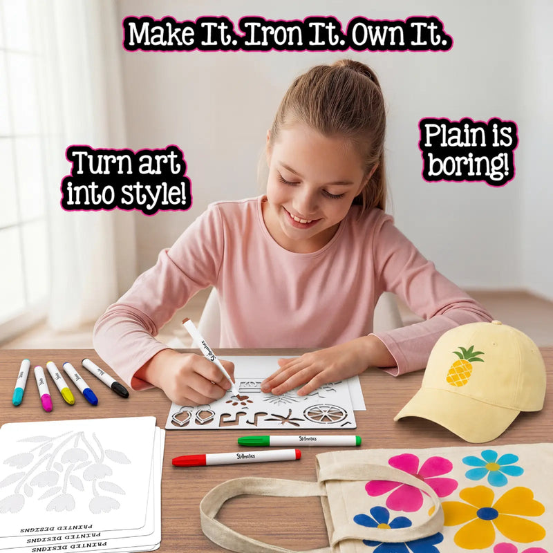 Skillmatics Iron-Its DIY Fabric Art & Craft Kit
