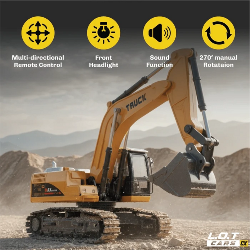 L.O.T Cars Fang - 6 Channel RC Excavator