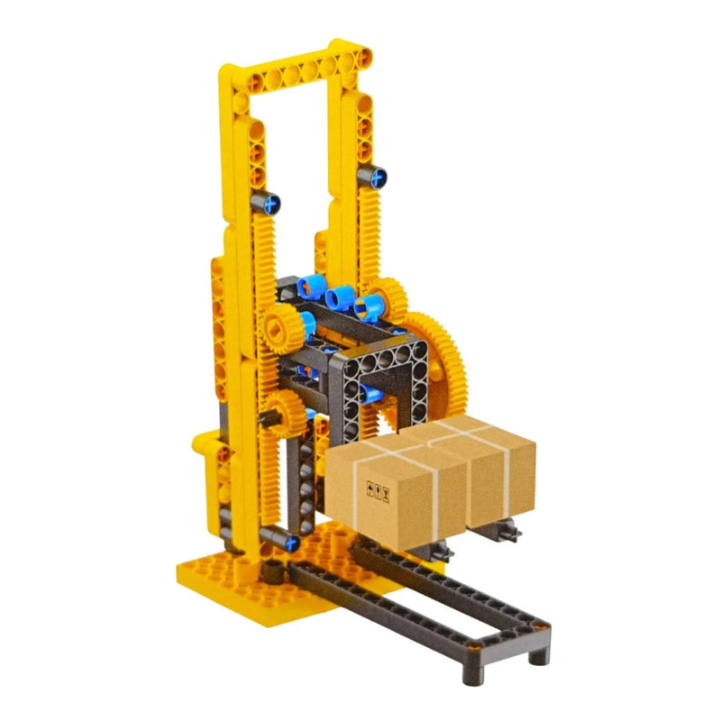 Blix 6 In 1 Forklift Non-Motorized Construction Set (185+Pieces)
