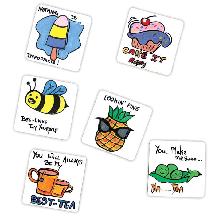 Toykraft ThankUbff DIY Fridge Magnets Art & Craft Kit for Kids-Arts & Crafts-Toykraftt-Toycra