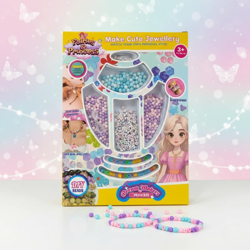 Apex Fairies & Princess DIY Beads Jewellery Making Kit
