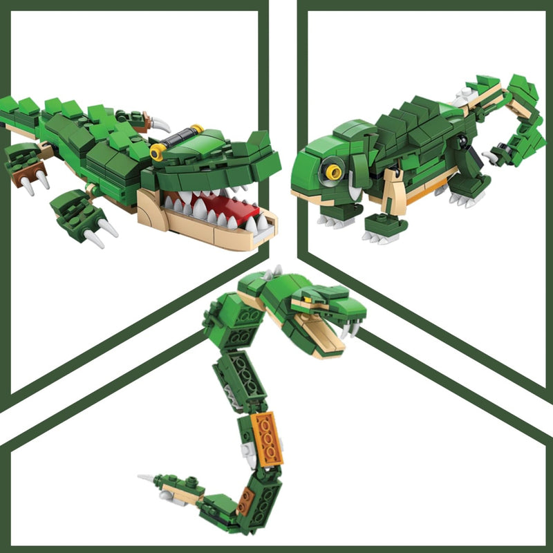 Apex 3-in-1 Wild Animal Building Blocks Kit