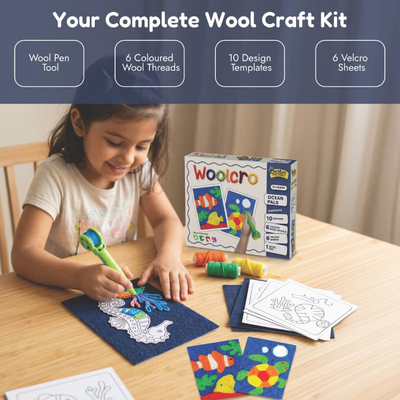 Zephyr Woolcro Yarn Craft Kit - Ocean Pals