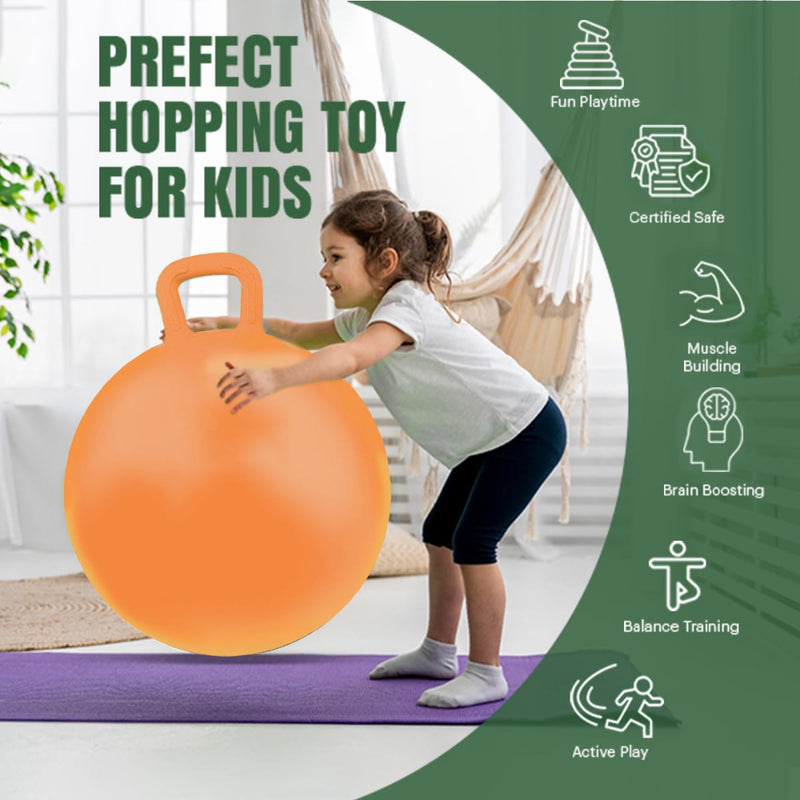 Karma Solutions Genie'S Toy Bus 22 inch Yellow Hopper Ball