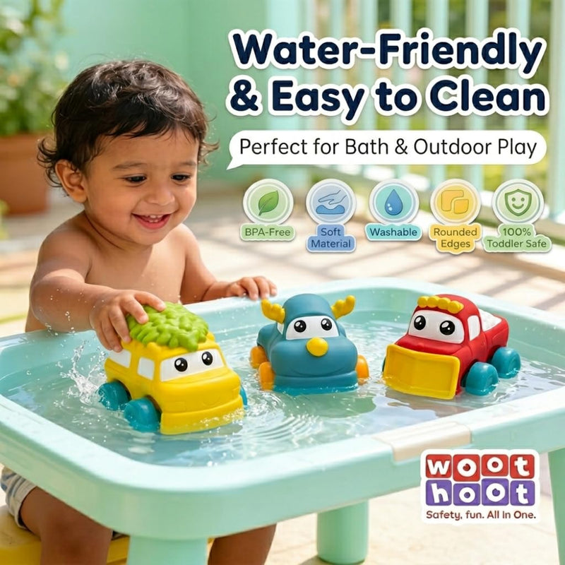 Bloomingo Tubby Trucks Multicolour Edition Pack of 3
