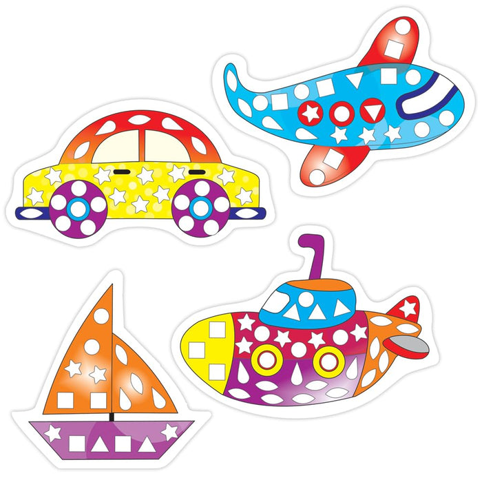 Toykraft Masaic Art Sparkle Rides And Gifts for Kids Birthday-Arts & Crafts-Toykraftt-Toycra