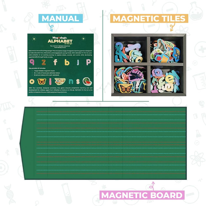 Toykraft Magnetic Alphabets for Kids-Arts & Crafts-Toykraftt-Toycra