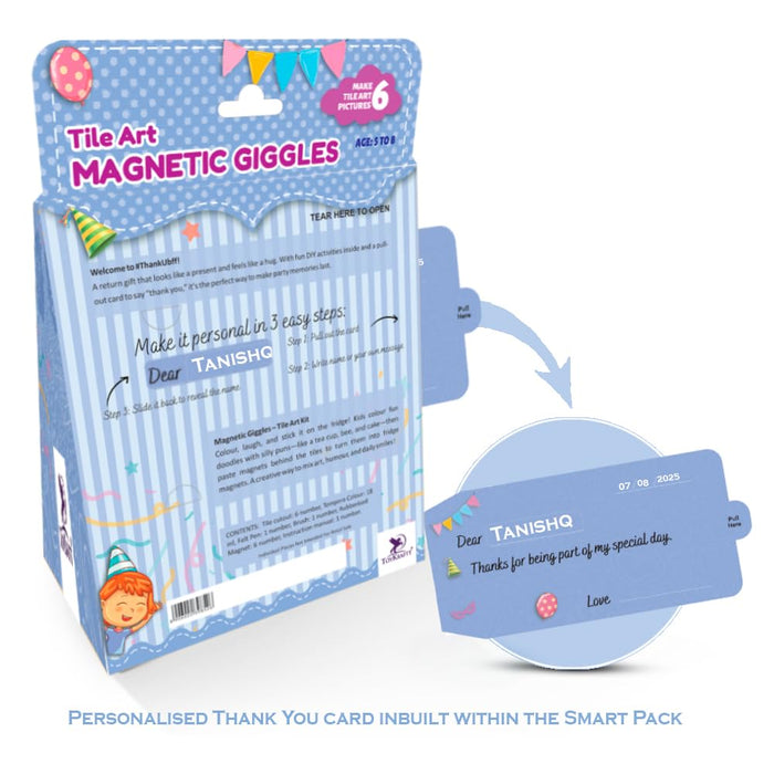 Toykraft ThankUbff DIY Fridge Magnets Art & Craft Kit for Kids-Arts & Crafts-Toykraftt-Toycra
