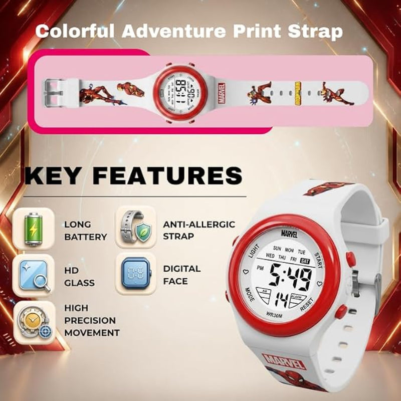Spiky Kids Digital Watch - Waterproof Character Sports Watch