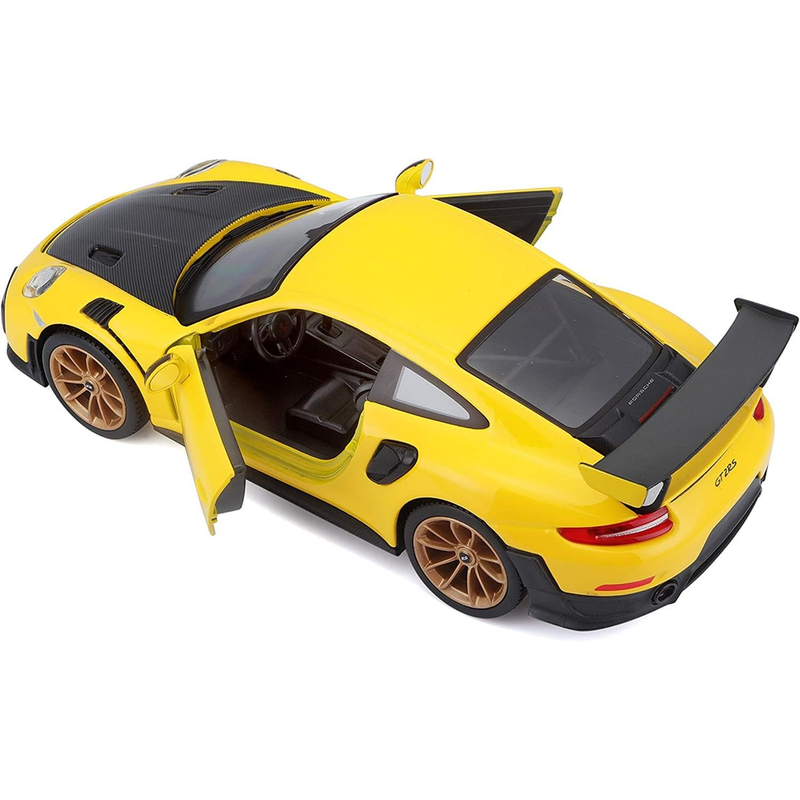 Porsche 911 GT2 RS Yellow 1:24 Maisto Diecast Alloy Scale Model Car