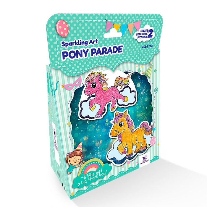Toykraft ThankUbff Pony Themed Sand & Sequin Art Kit-Arts & Crafts-Toykraftt-Toycra