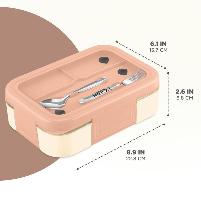 Milton Ethan 3 Steel Thermoware Lunchbox