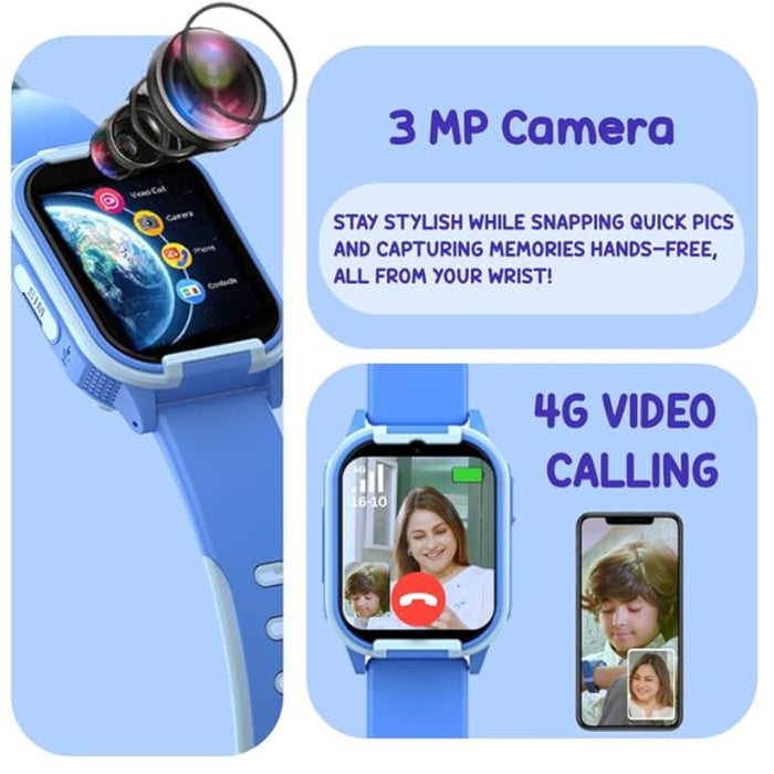 Spiky Gnome 4G Video Calling Smartwatch for Kids with Multi UI-Novelty Toys-Spiky-Toycra