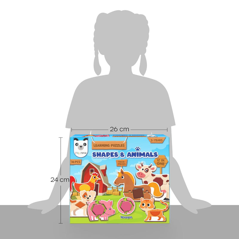Play Panda Learning Puzzles for Kids Shapes & Animals