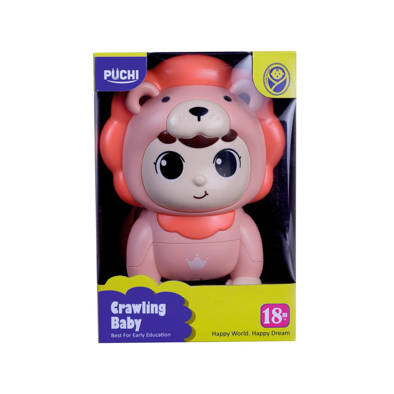 Puchi Battery-Operated Crawling Baby Doll