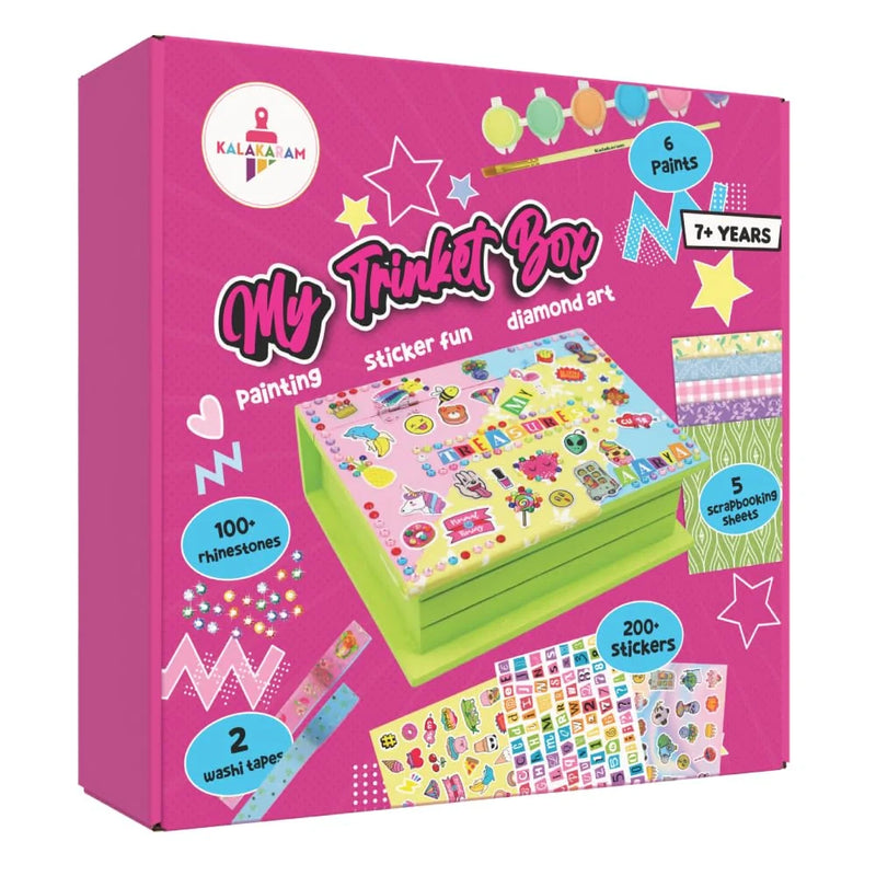 Kalakaram Trinket Box Decorating Kit