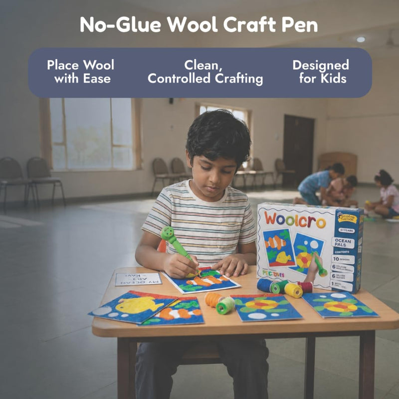 Zephyr Woolcro Yarn Craft Kit - Ocean Pals