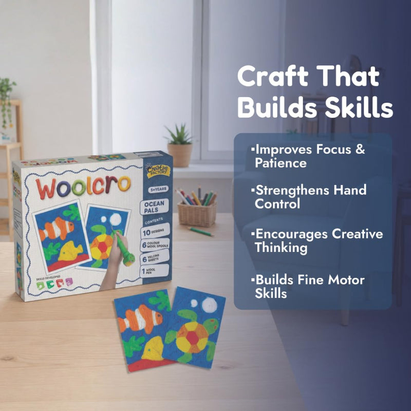Zephyr Woolcro Yarn Craft Kit - Ocean Pals