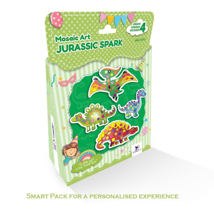 Toykraft ThankUbff Jurassic Spark Mosaic Art DIY Kit-Arts & Crafts-Toykraftt-Toycra