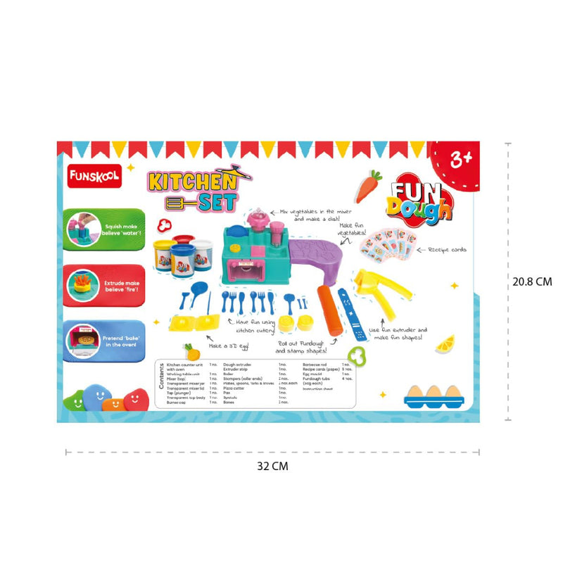 Funskool Fundough Kitchen Set Cutting and Moulding Playset
