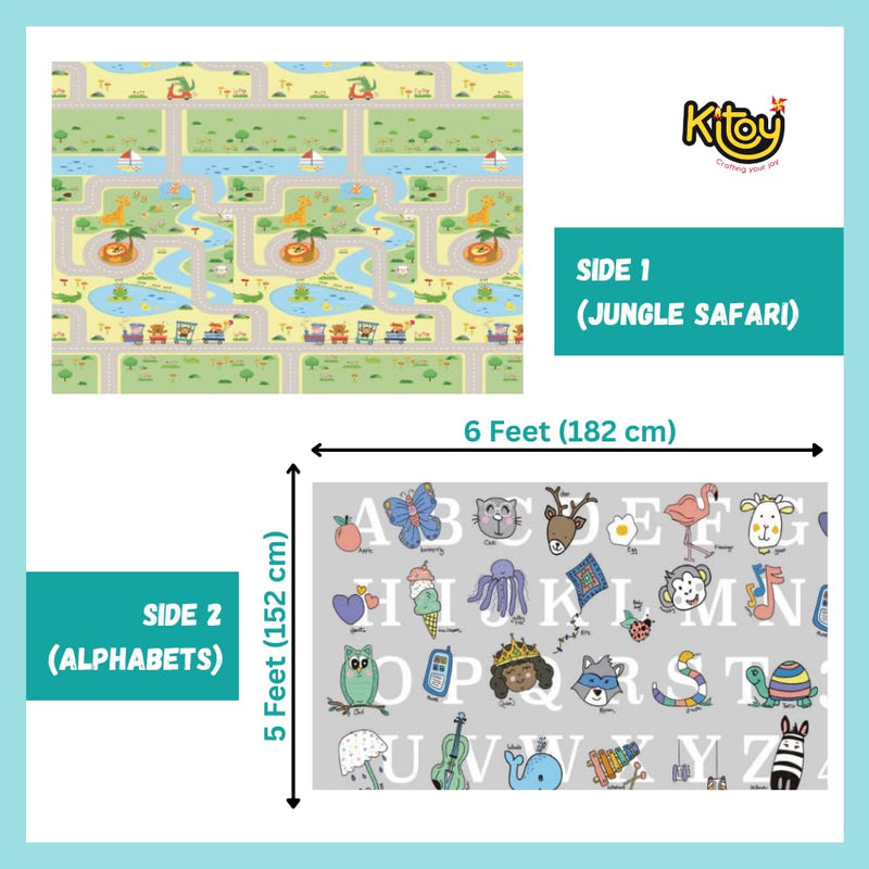 Kitoy Extra Large Reversible Baby Play Mat