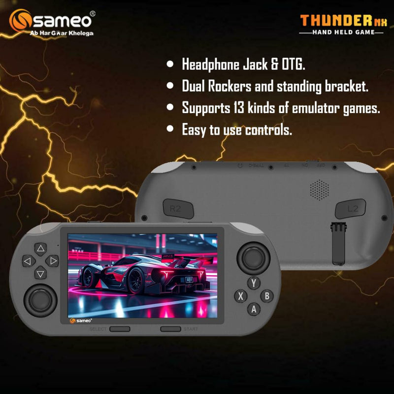 Sameo Thunder NX Premium Handheld Gaming Console 64GB | Over 15000 Games Loaded