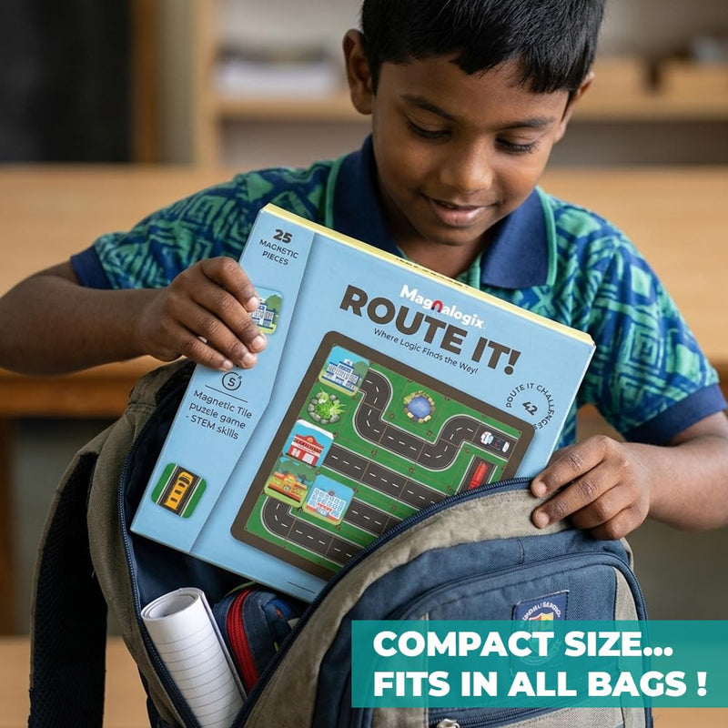 Toy Kraftt Route It Junior Magnetic Puzzle Game