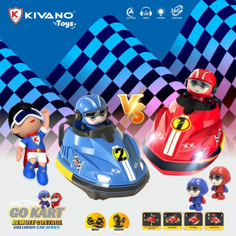 Kivano Toys Remote Control Bumper Cars