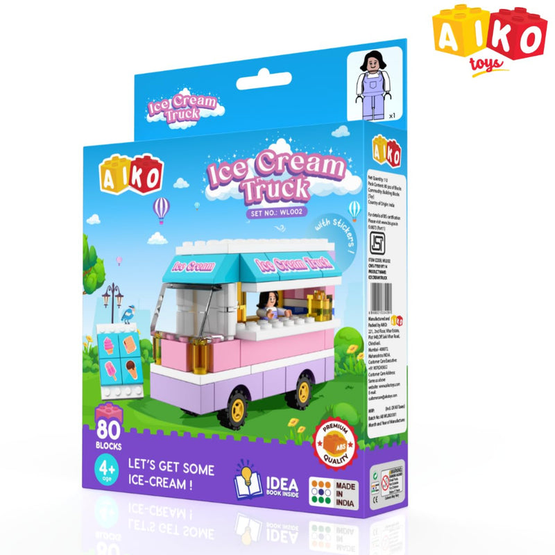 Aiko Ice Cream Truck Building Toy
