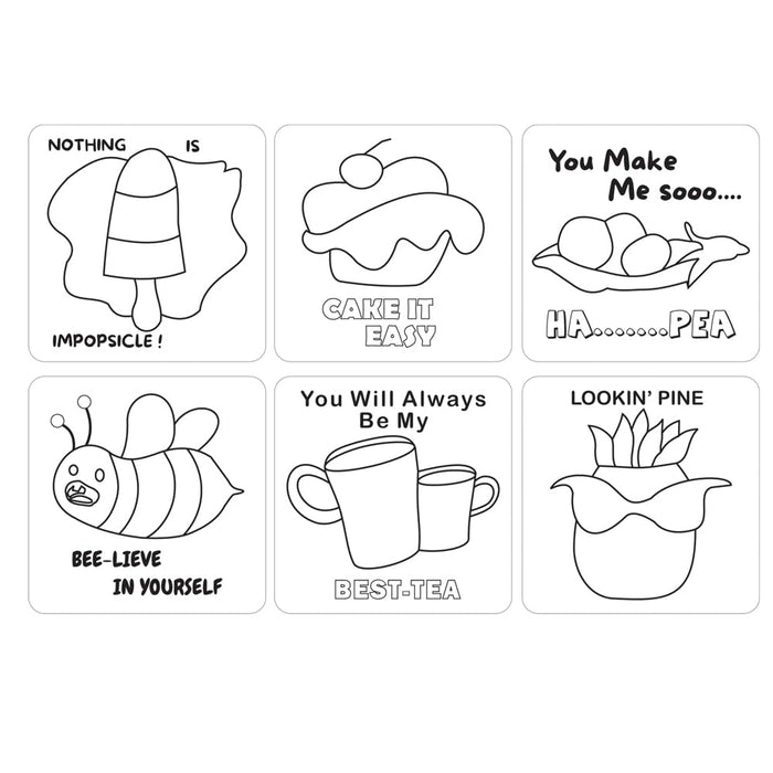 Toykraft ThankUbff DIY Fridge Magnets Art & Craft Kit for Kids-Arts & Crafts-Toykraftt-Toycra