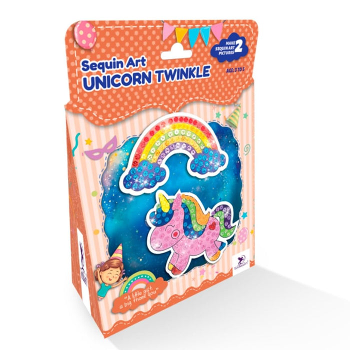 Toykraft ThankUbff Unicorn Sequin Art-Arts & Crafts-Toykraftt-Toycra