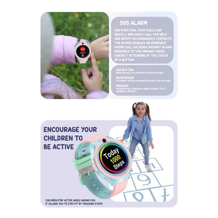 Spiky Cacus 4g Video & Voice Calling Smartwatch with GPS-Novelty Toys-Spiky-Toycra