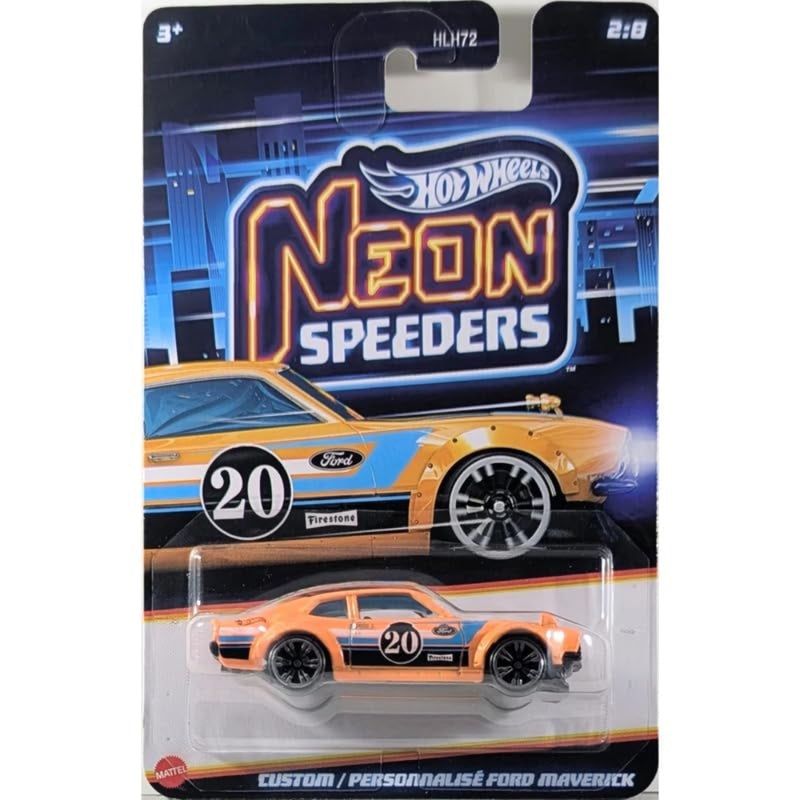 Hot Wheels Formula 1 5-PacK + Neon Speeder Volvo 850 Estate+Custom Ford Maverick Orange Combo