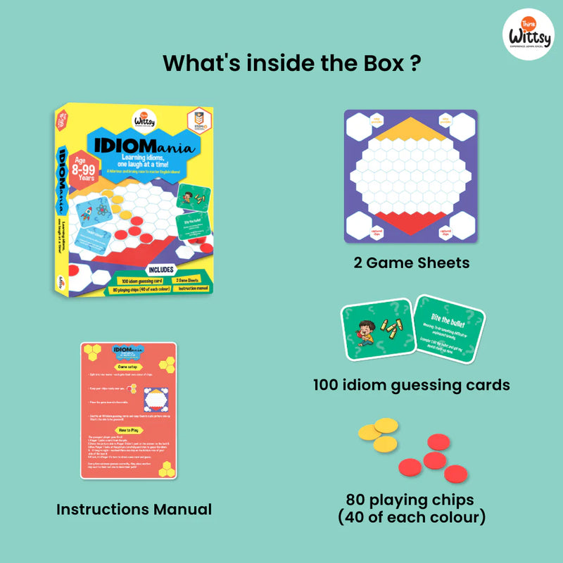 Think Wittsy Idiomania Learning Idioms,One Laugh At A Time!