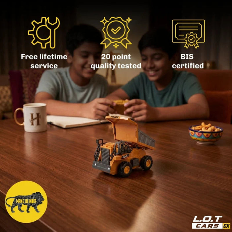 L.O.T Cars Rumble - 1:64 Scale Tabletop RC Dumptruck
