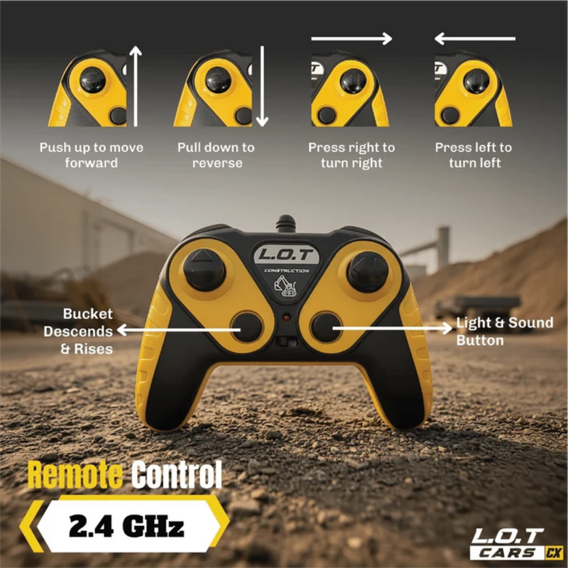 L.O.T Cars Fang - 6 Channel RC Excavator