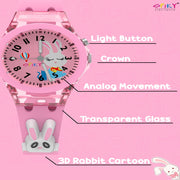 Spiky 7 Multicolor LED Lights Analog Watch For Boys & Girls