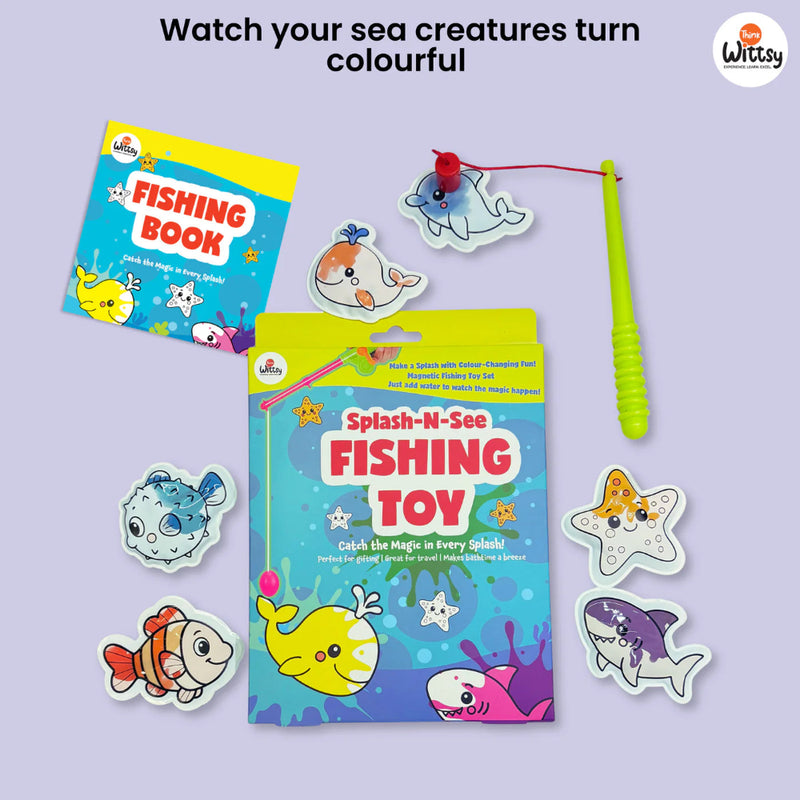 Think Wittsy Splash-N-See Fishing Toy