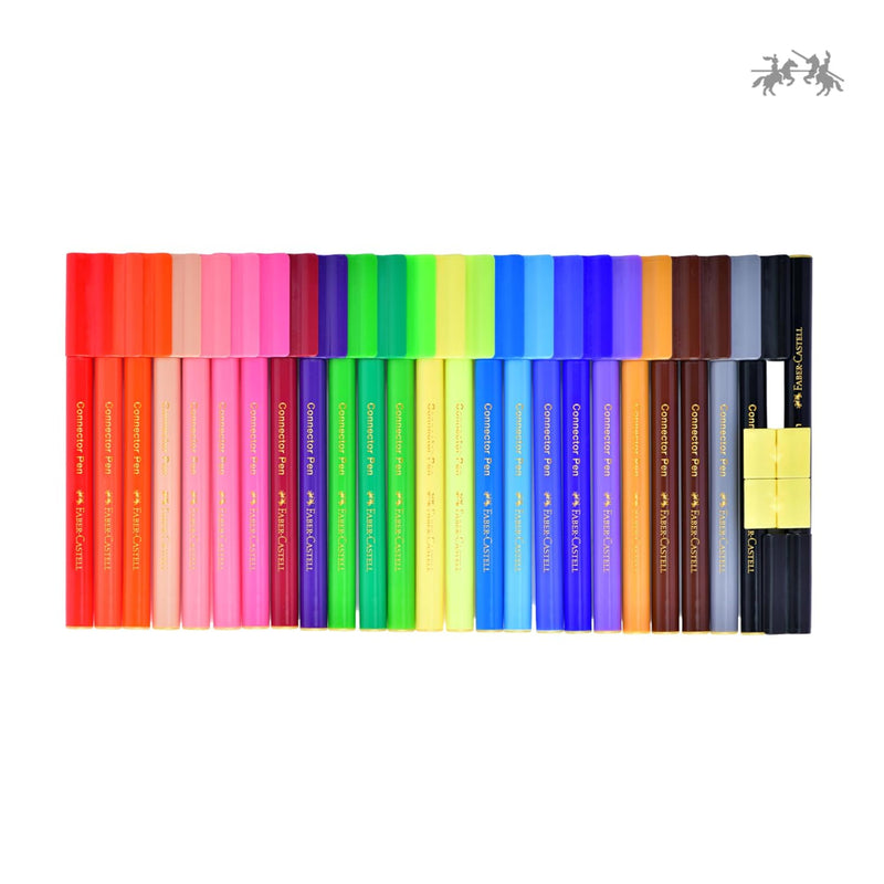 Faber-Castell Connector Pen Set – Pack of 25