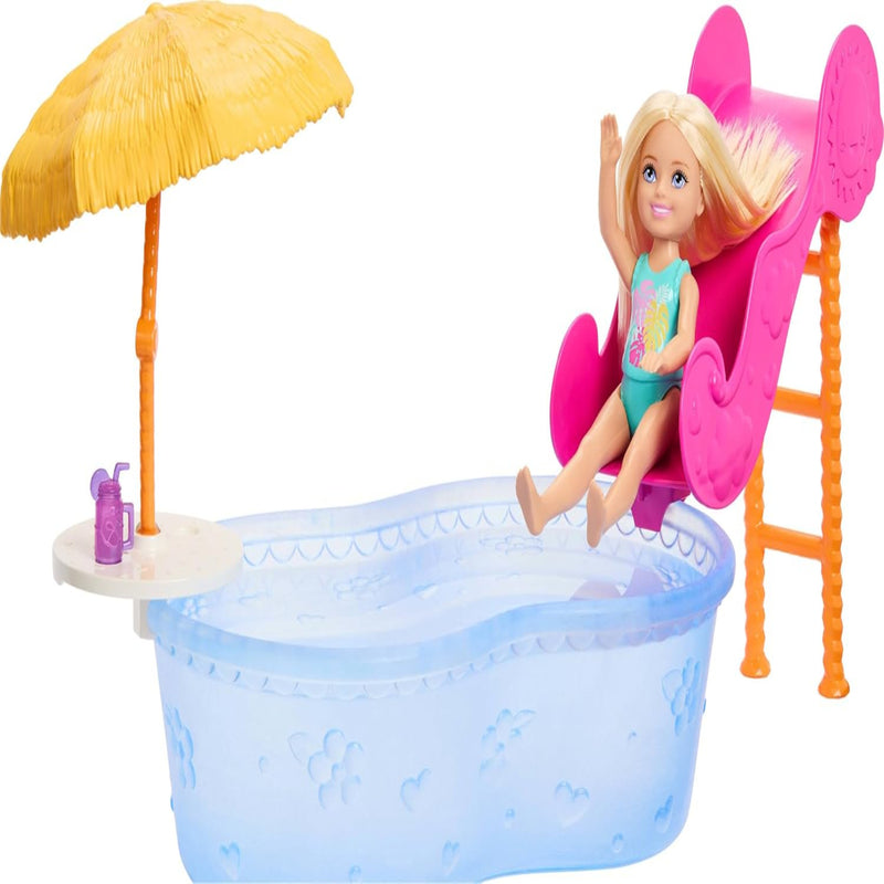 Barbie Summer Vacation Chelsea Pool Party Playset