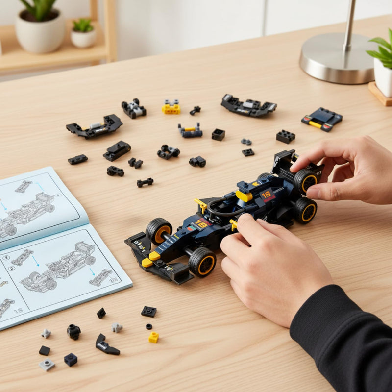 Apex Carbon-X F1 Car Building Blocks Set (226 Pcs)