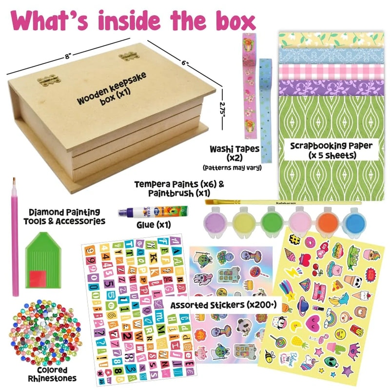 Kalakaram Trinket Box Decorating Kit