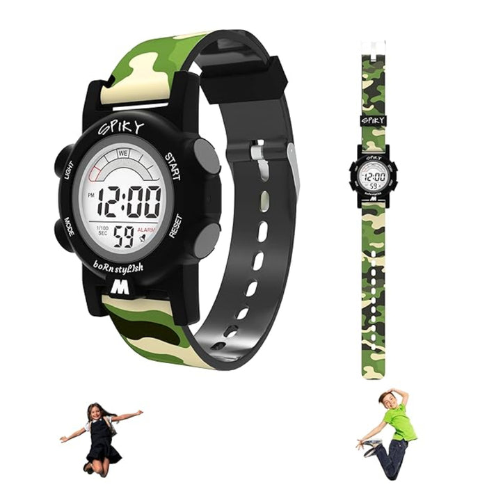 Spiky EVA41 Digital Sports Watch for Kids