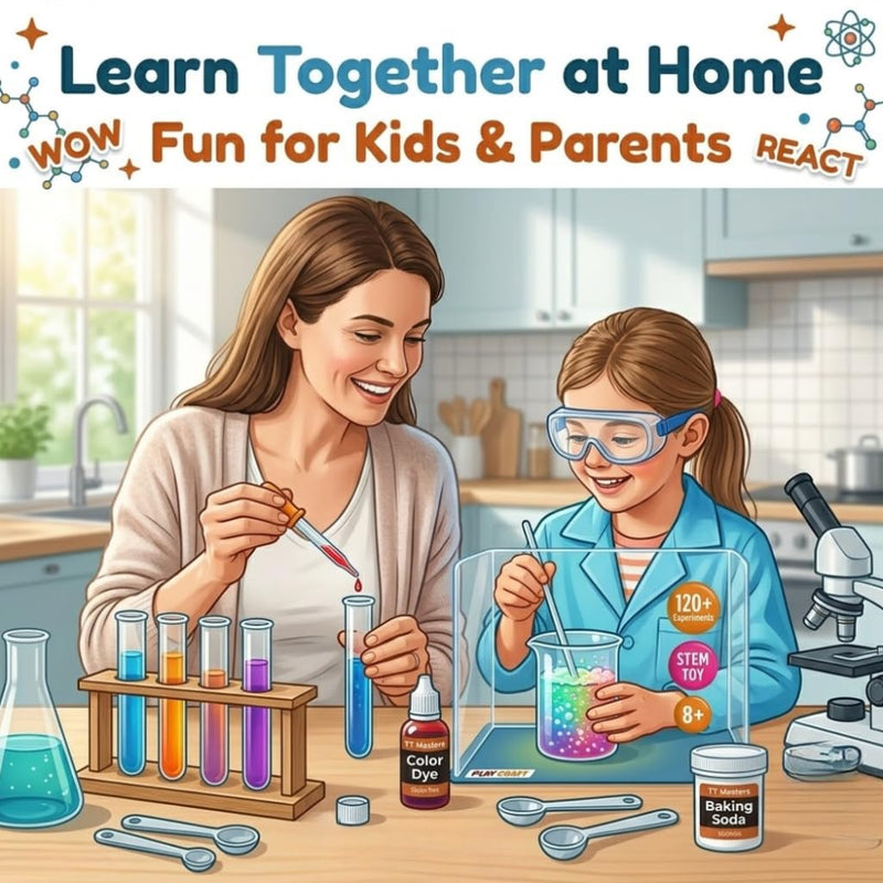 Play Craft Chemistry Mastery Science Kit - 120+ Experiments