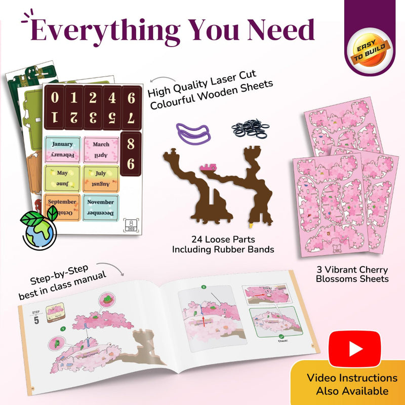 Smartivity Cherry Blossom Tree Building Craft Kit