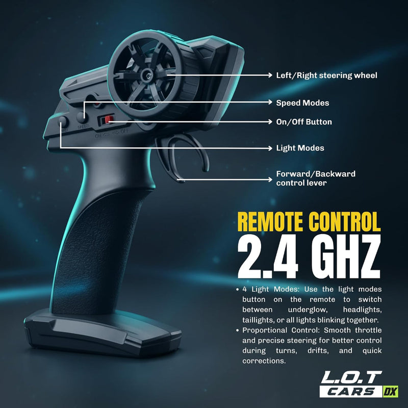 L.O.T RC Drift Car: Flare Remote Control Car