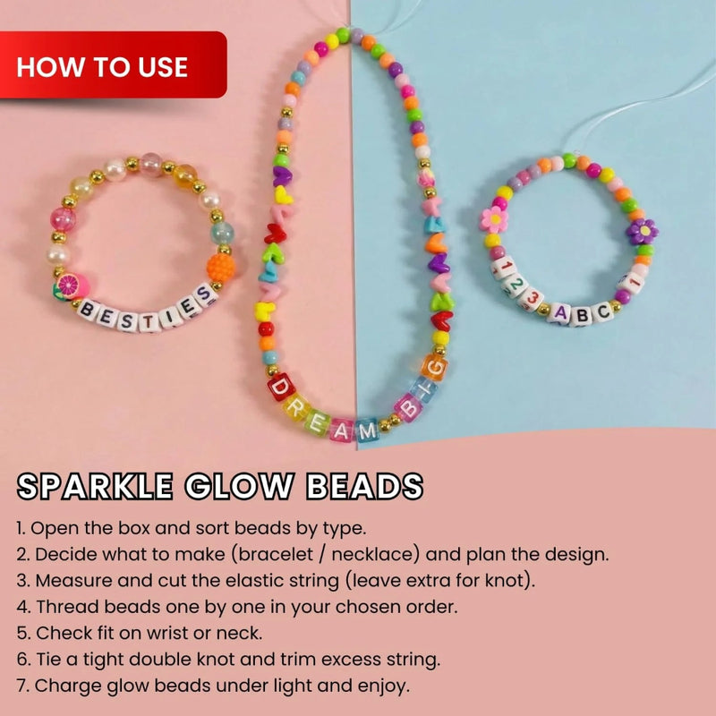 Apex Sparkle Glow Jewellery Making Set