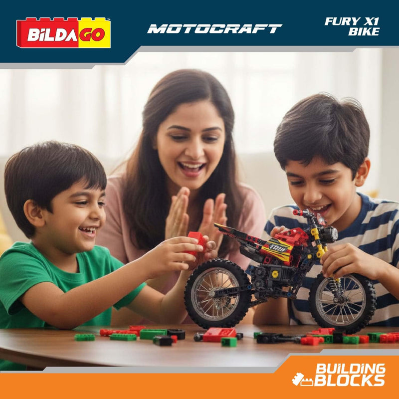 Bildago-Motocraft Fury X1 Bike (483 pcs)