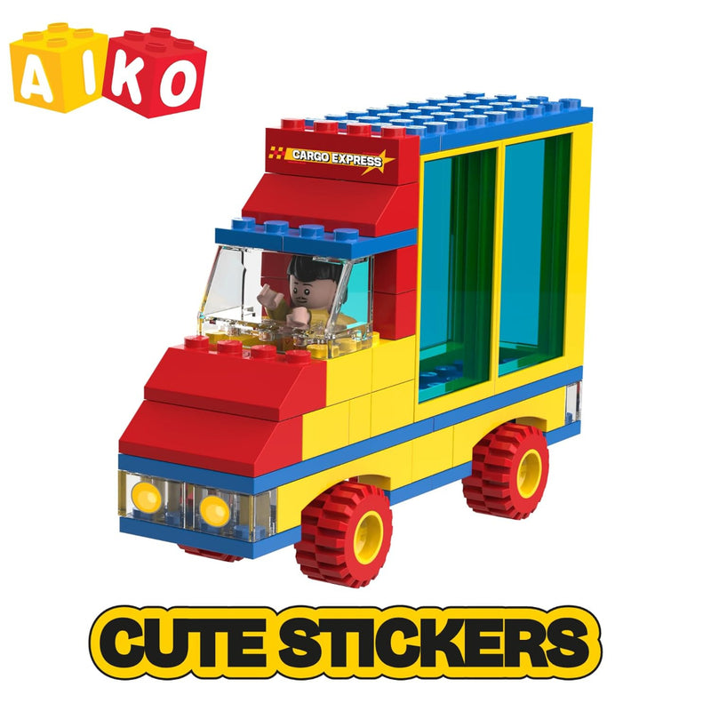 Aiko Build-a-Bus Building Block Toy -230 Pcs