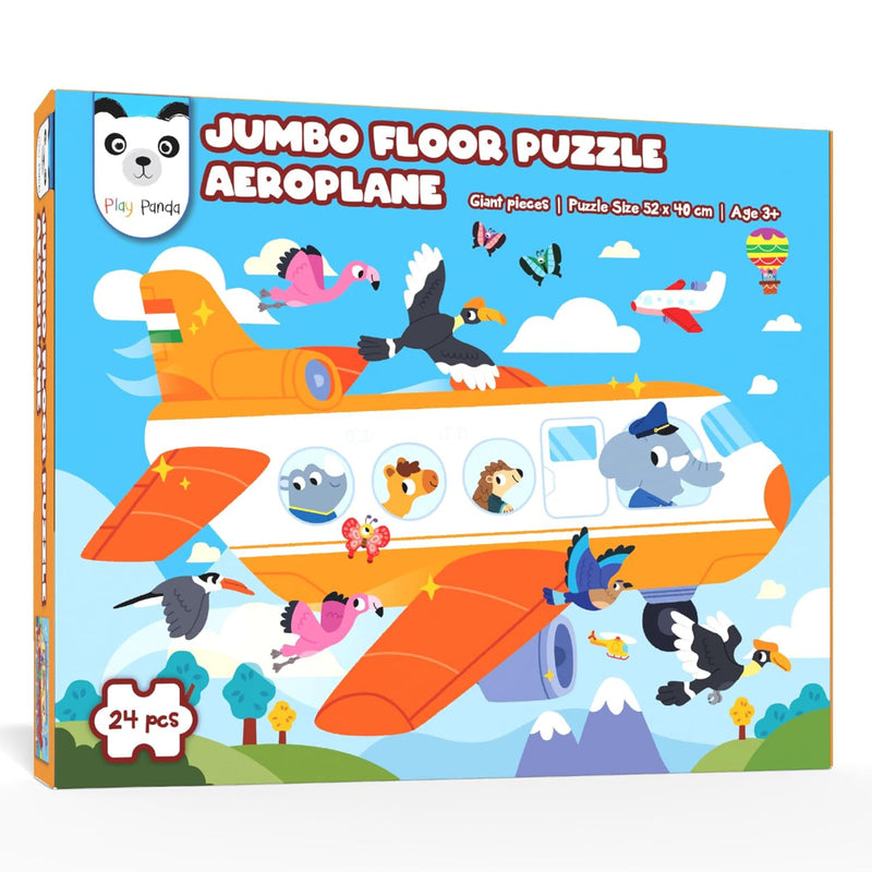 Play Panda Jumbo Floor Puzzle Aeroplane